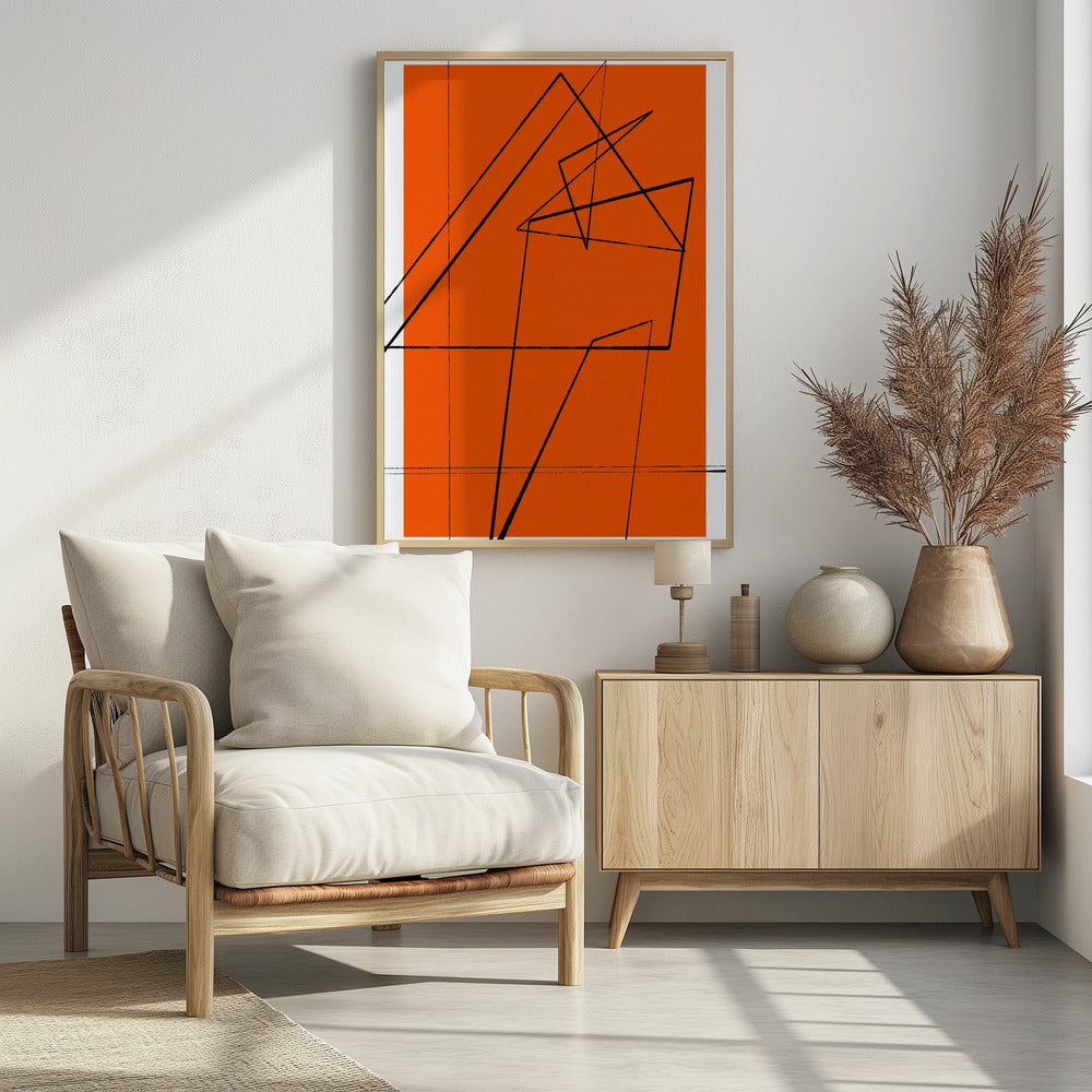 Angular Lines Poster